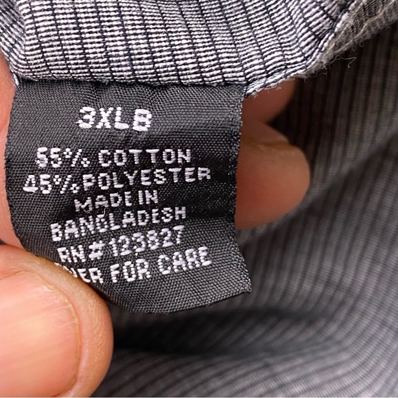 Drill NYC Men’s Short Sleeve Casual Button Down Shirt Light Weight Size 3XLB - Picture 8 of 10